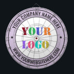Custom Business Logo Text Dart Board - Your Colour<br><div class="desc">Custom Colours and Fonts - Design Your Own Dartboards with Simple Personalised Your Company Logo and Name Website or Custom Text Professional Design Promotional Business Dart Board / Gift - Add Your Logo - Image or Photo - QR Code / Name - Company / Website or Phone , E-mail /...</div>