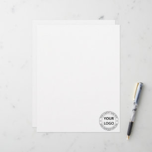 Custom Business Logo Text Info Company Letterhead