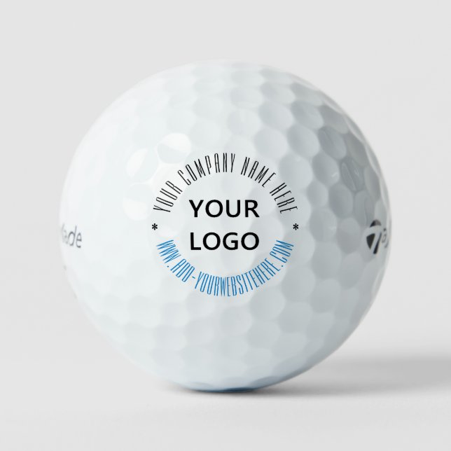 Custom Business Logo Text Personalised Golf Balls (Front)