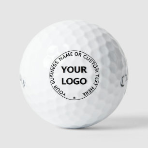 Custom Business Logo Text Personalised Golf Balls