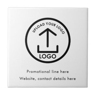 Custom Business Logo Text Promotional Professional Ceramic Tile