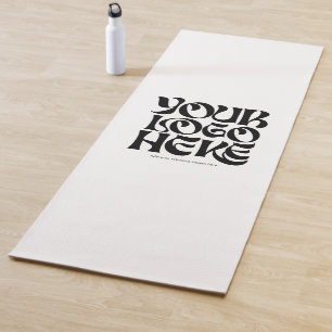 Custom Business Logo, Text Simple Promotional Yoga Mat