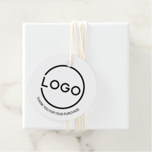 Custom Business Logo Thank You Favour Tags