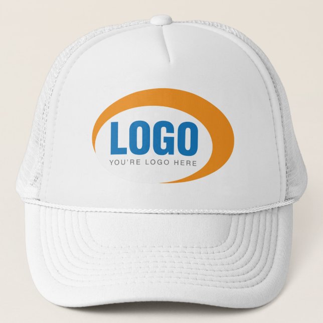 Custom Business Logo Trucker Hat (Front)