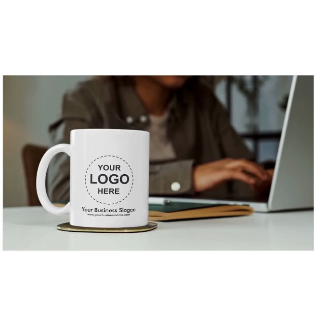 Custom Business Logo Two-Tone Coffee Mug (Creator Uploaded)