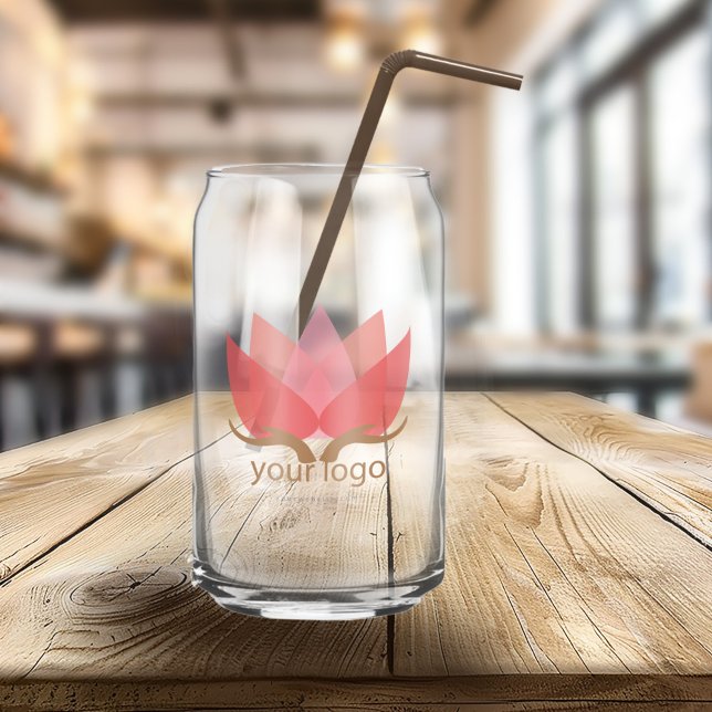 Custom Business Logo Upload ID621 Can Glass (Creator Uploaded)