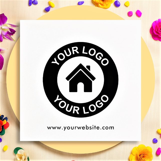 Custom Business Logo Website Promotional Party Napkin (Creator Uploaded)
