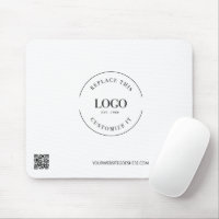 Custom business logo website simple Black white
