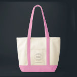 Custom Business Logo website Simple pink Tote Bag<br><div class="desc">Promote your brand with our Custom Logo and Website High-Quality Reusable pink straps Tote Bags! These durable tote bags are perfect for showcasing your logo and website, whether for promotional events, shopping, or tradeshow giveaways. The stylish design ensures that recipients will want to use them time and time again, maximising...</div>