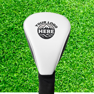 Custom Business Logo White Professional Branded Golf Head Cover
