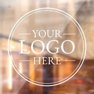 Custom Business Logo Window Cling