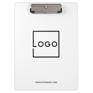 Custom Business Logo with Custom Text Clipboard