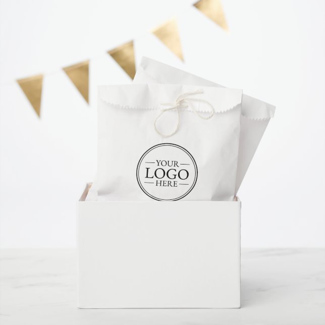 Custom Business Logo with Custom Text Favour Bag (Party)