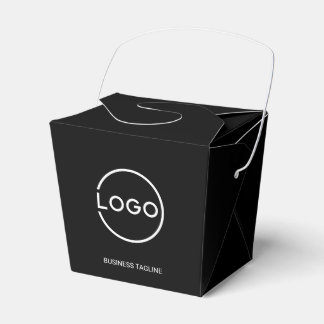 Custom Business Logo with Custom Text Favour Box