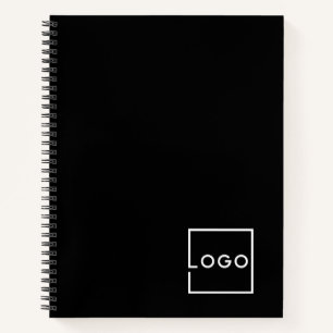 Custom Business Logo with Custom Text Notebook