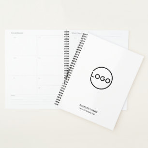 Custom Business Logo with Custom Text Planner