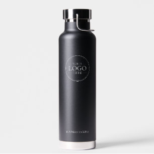 Custom Business Logo with Custom Text  Water Bottle