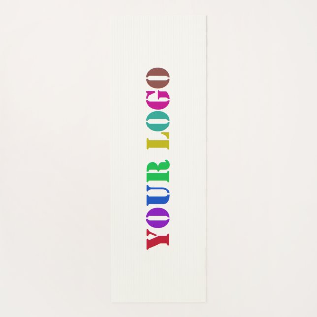 Custom Business Logo Yoga Mat Example (Back)