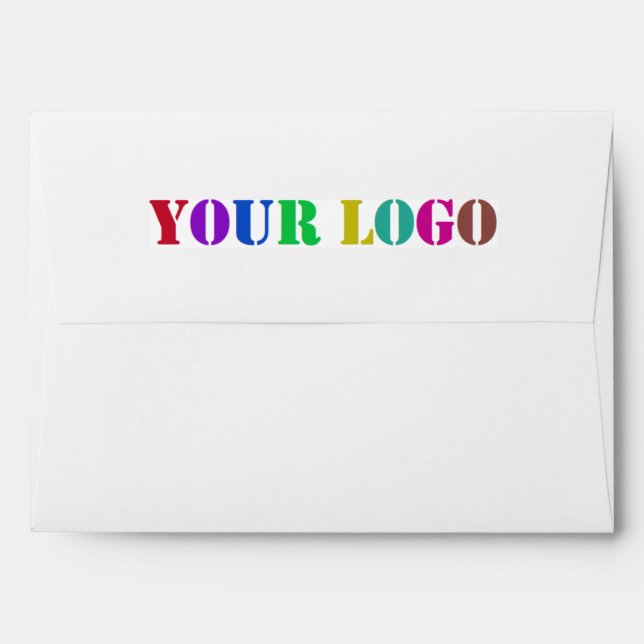 Custom Business Logo Your Company Envelope (Back (Top Flap))
