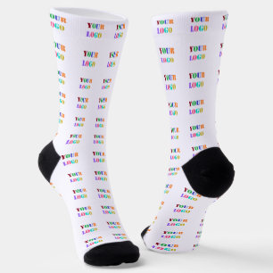Custom Business Logo Your Company Socks