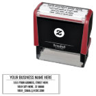 Custom Business Name Address Self-inking Stamp