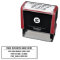 Custom Business Name Address Self-inking Stamp