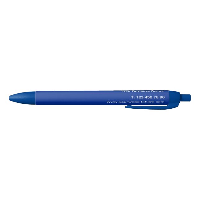 Custom Business Name Address Website Phone Pen (Bottom)