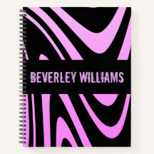 Custom Business Name Front Back Spiral Notebook