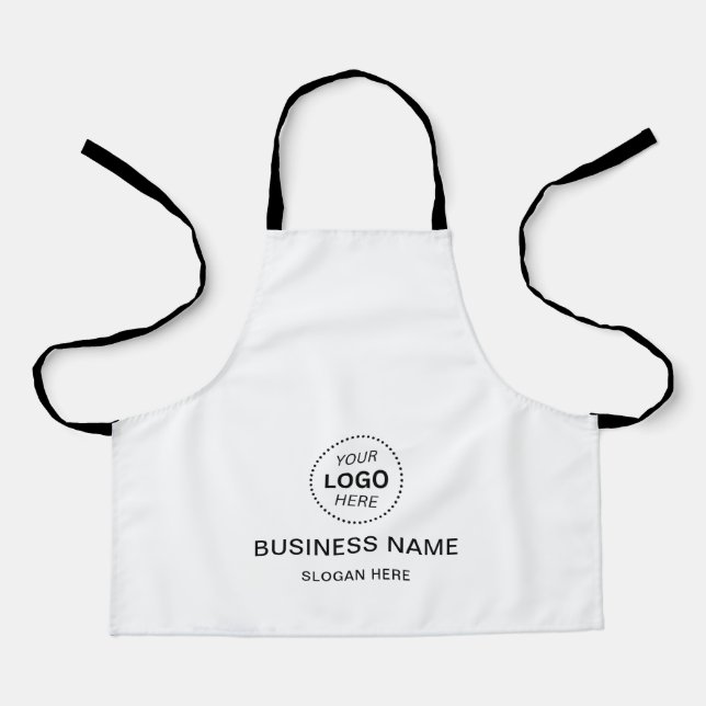 Custom Business Name & Logo Apron  (Front)