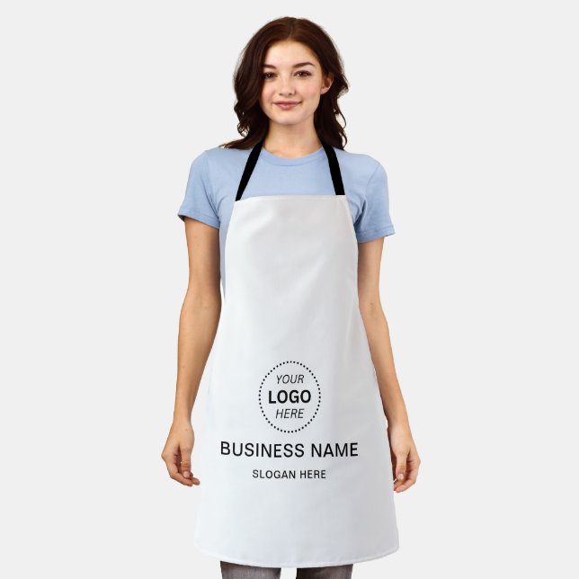 Custom Business Name & Logo Apron  (Worn)