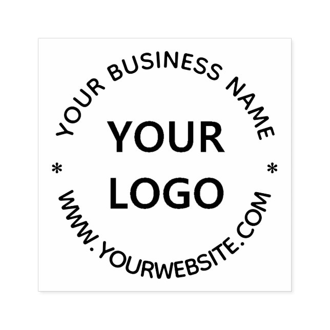 Custom Business Name Logo Company Personalised Rubber Stamp (Imprint)