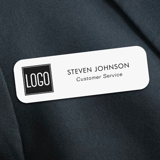 Custom Business Name Tag with Logo (Creator Uploaded)