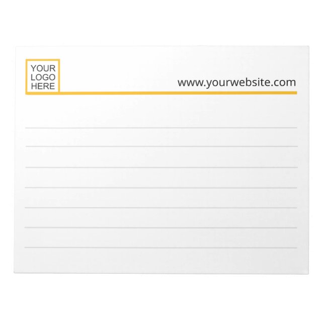 Custom Business Notepad Template  (Front)