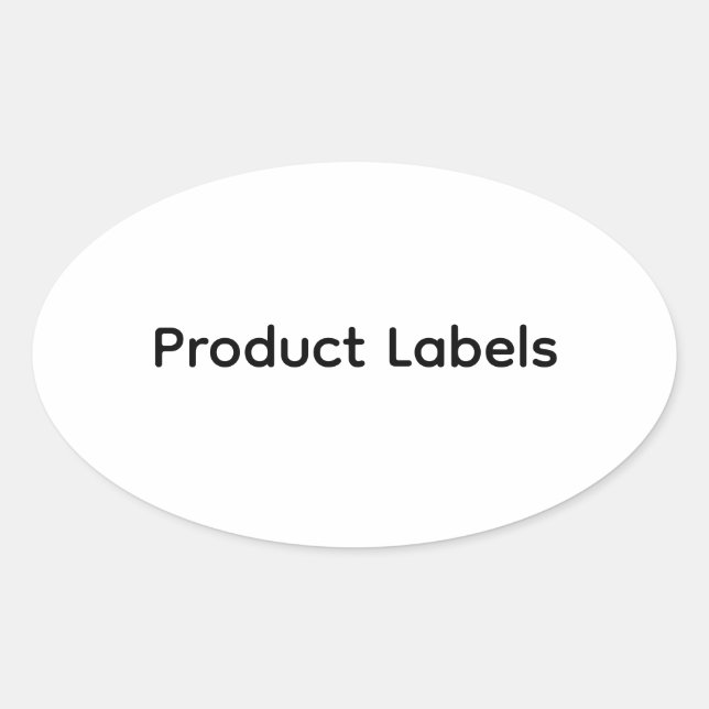 Custom Business & Packaging Sticker Product Labels (Front)