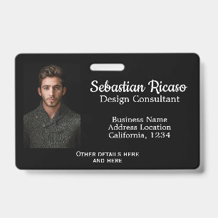 Custom Business Personalised ID Badge