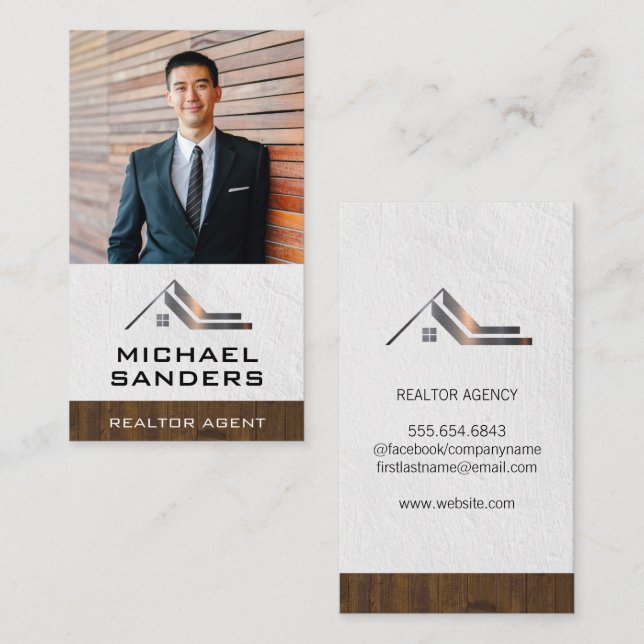 Custom Business Photo | Real Estate Card (Front/Back)