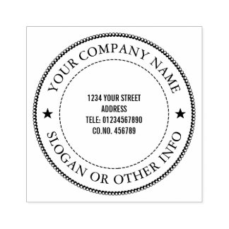 Custom Business Professional Rubber Stamp