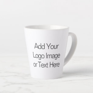 Custom Business Promo Branded Logo   Latte Mug