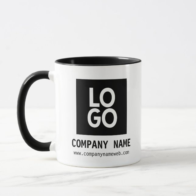 Custom Business Promotional Logo Personalised  Mug (Left)