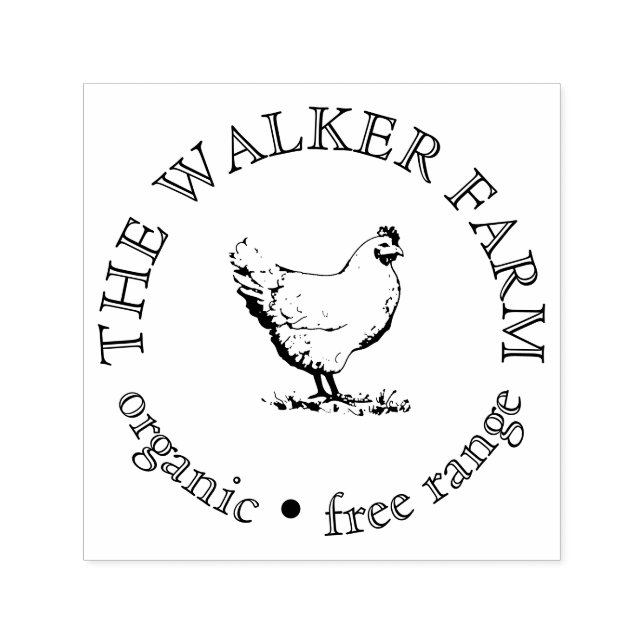 Custom Business Promotional Logo  Self-inking Stamp (Design)