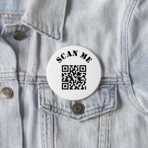 Custom Business QR Code Promotional 7.5 Cm Round Badge