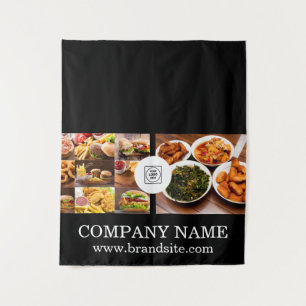 Custom Business Real Estate Branding Display Tapestry