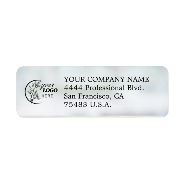 Custom Business Return Address Label  (Front)