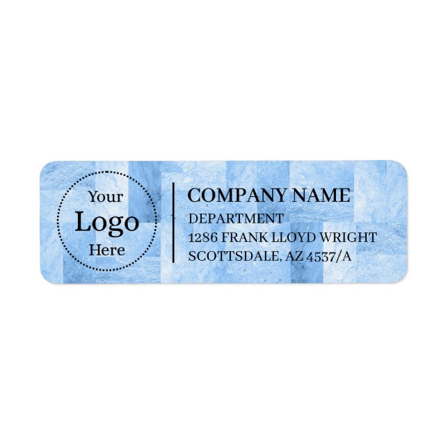 Custom Business Return Address Label  (Front)