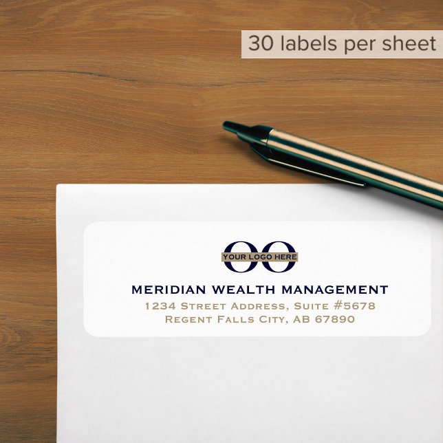 Custom Business Return Address Label with Logo (Creator Uploaded)