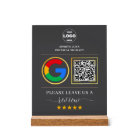 Custom Business Review Sign with QR Code & Logo