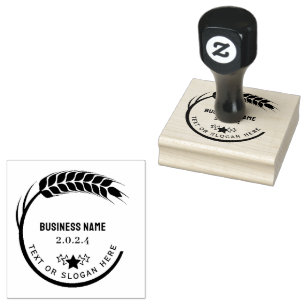 custom business rubber stamp