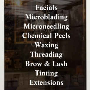 Custom Business Services List Basic Salon Spa Shop