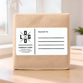 Custom Business Shipping Address with Logo