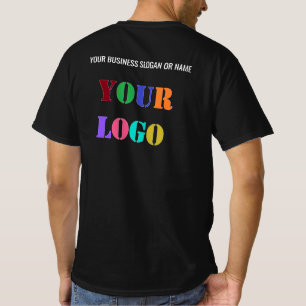 Custom Business T-Shirt with Your Logo and Text
